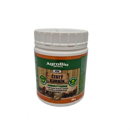 Čistý kurník atak kremičitý prášok 200g