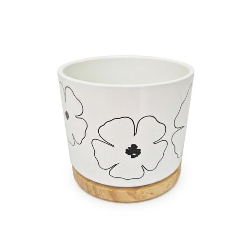 Obal oslo flowers/wood 13cm