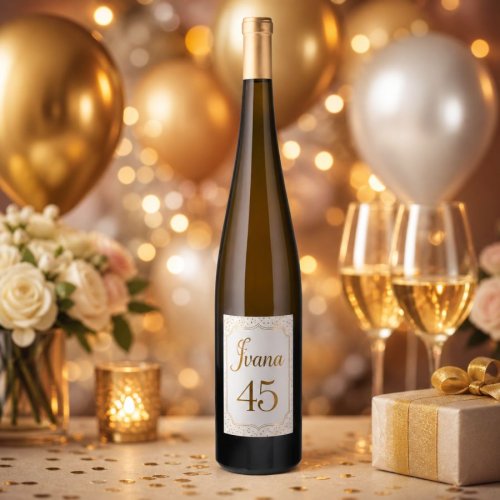 Prezentowe czerwone wino 1,5 l - Urodziny