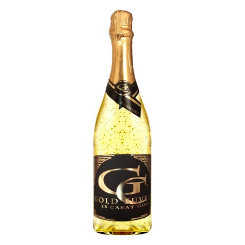 Wino musujące ze złotem Gold Cuvee