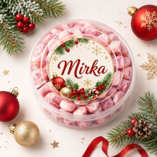 Vianočné pastylki cukierki 120 g - Vianočný dlazent