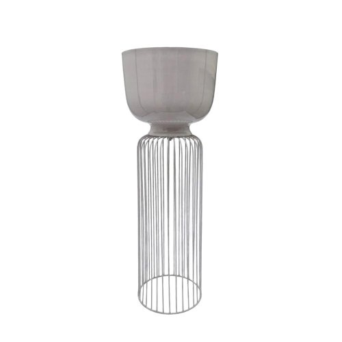 Stojan metal grigio 25,5xv73,5cm