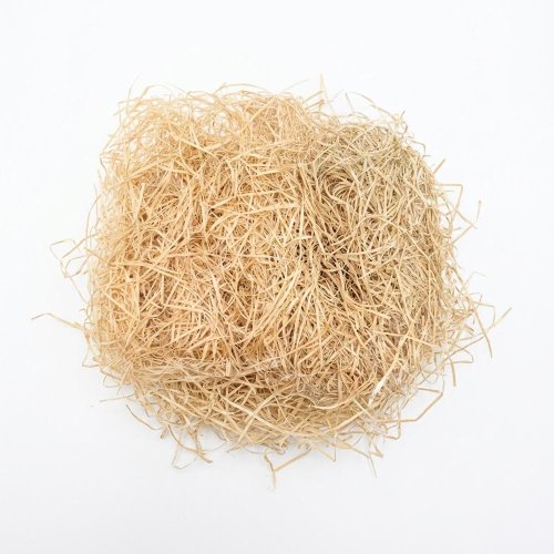 Vlna drevená 250g/ natural biela