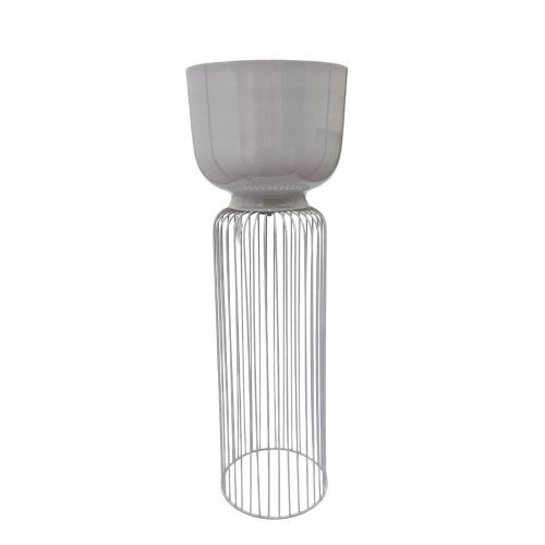 Stojan metal grigio 27,5xv84cm