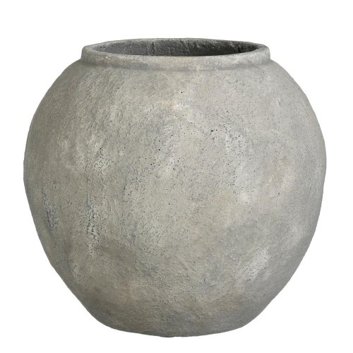 Váza mica gregory sivá/cement - v32xh35cm - Vianočné dekorácie a ozdoby