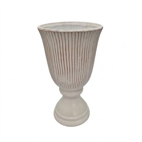 Váza biela keramik v35/pr.19cm