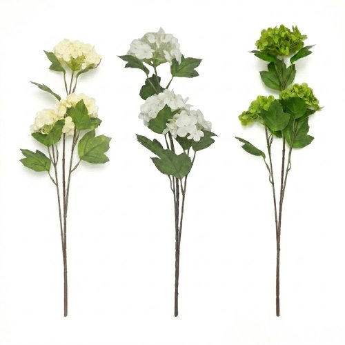 Ks hydrangea 3-hlavy mix/3f 87cm - Umelé kvety