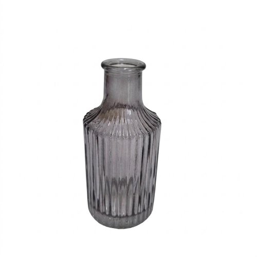 Svietnik čierny sklo 6*6*12,5cm - Veľkonočné ozdoby