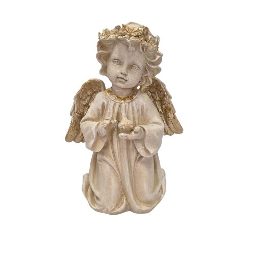 Anjel s holubicou 15,5x11x21cm - Aranžérsky materiál