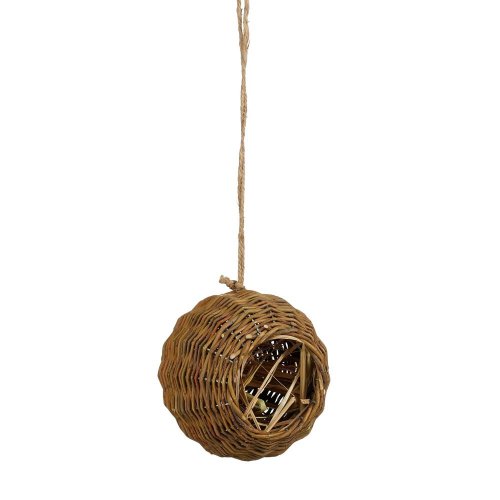 Hniezdo prútie záves tm hnedý v17/pr.17cm
