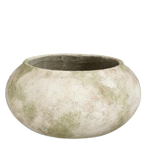 Misa mica gregory zelená/cement v18,5xd37,5cm - Umelé kvety