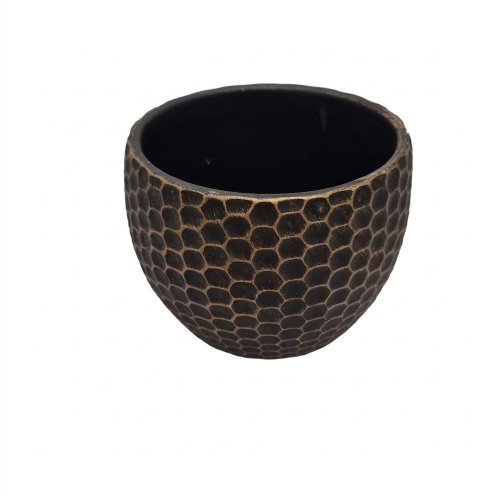 A1 obal cement  zlato-hnedý  19x19x15cm