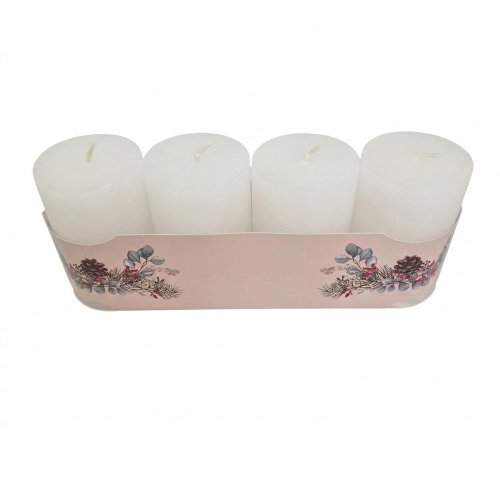 Valec 4-pack rustic biely