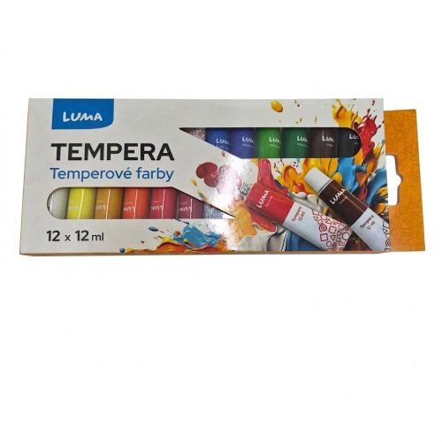 Pevná cena farby temperové luma 12 farieb - Umelé kvety