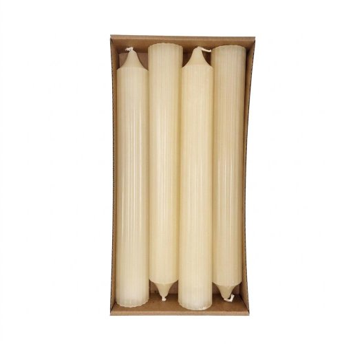 Kónická 4-pack ryflowana krém 3,5x25,5cm,bal.4ks - Veľkonočné ozdoby