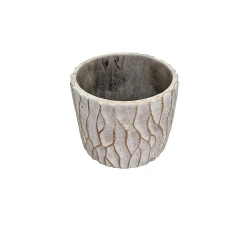 A5 obal cement biela  15,5x15,5x12cm