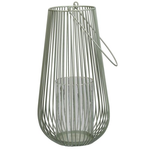 Lampáš kov olivovozelený  24x24/v46,5cm - Lampáše