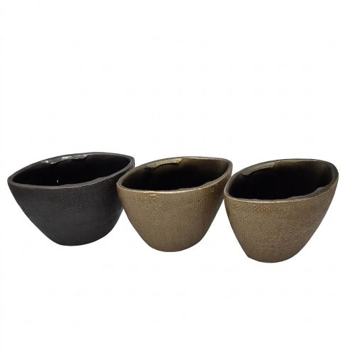 Obal loďka mix farba metal 23x15xv15cm - Vianočné osvetlenie