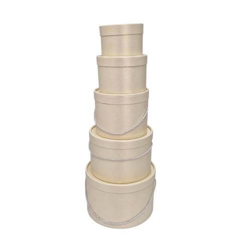 Darčeková krabička+šnúrka perleť s/5 13x9-25x17cm - Aranžérsky materiál