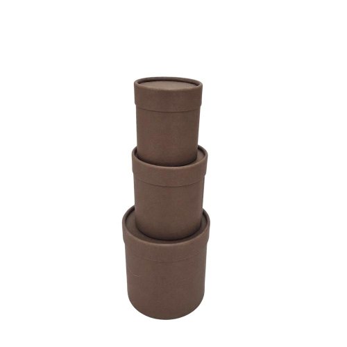 Darčeková krabička hnedá s/3 18x10 - 13x14cm - Aranžérsky materiál
