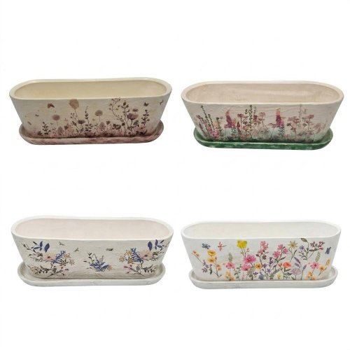 Kvetináč truhlík 32xv11cm - Umelé kvety