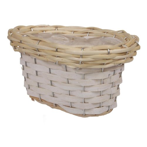 Obal ovál prútie bie+natur 22x15,5x11cm - Veľkonočné ozdoby