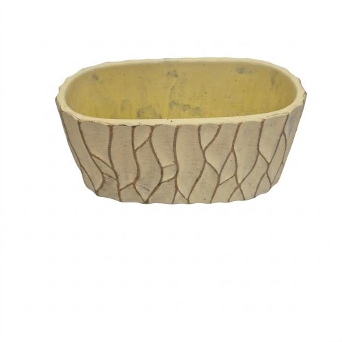 A5 obal cement zlatá 22,5x11,5x10,5cm - Veľkonočné ozdoby