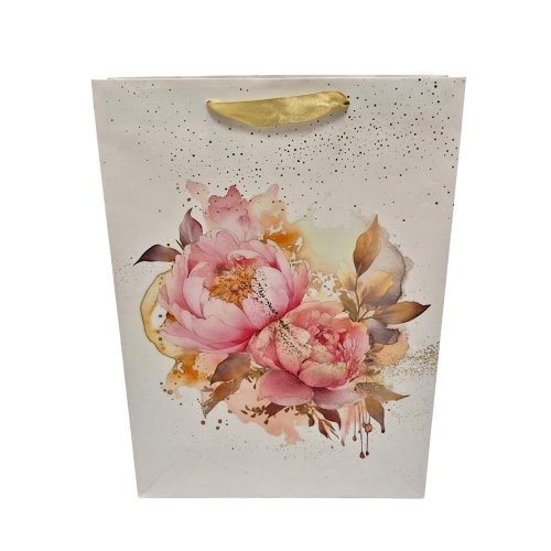 Agb1029202wk taška darč. 30x41x12cm artistic peony seamless - Vianočné osvetlenie