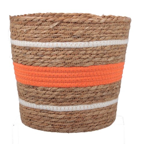 Obal ratan pruhy natur 25x24cm