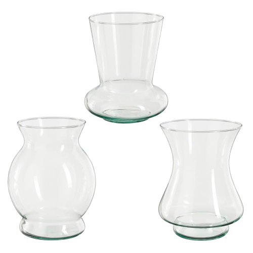 Váza sklo jazz 3ass v20/pr.14cm