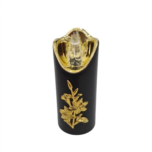 Svet.led rico ľalia black-gold-wh 12,5cm/1/25/lux-bat