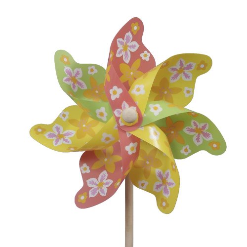 Vrtuľka plast farebná 22x45cm
