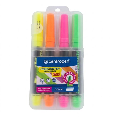 Pevná cena zvýrazňovač centropen 8542/4 flexi