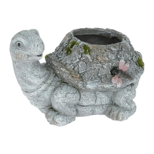Korytnačka obal poly 15x12x9cm sivá