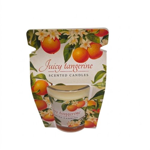 Zapachowa świeca v skle Aroma Trio Juicy Tangerine, 9 × 8 cm