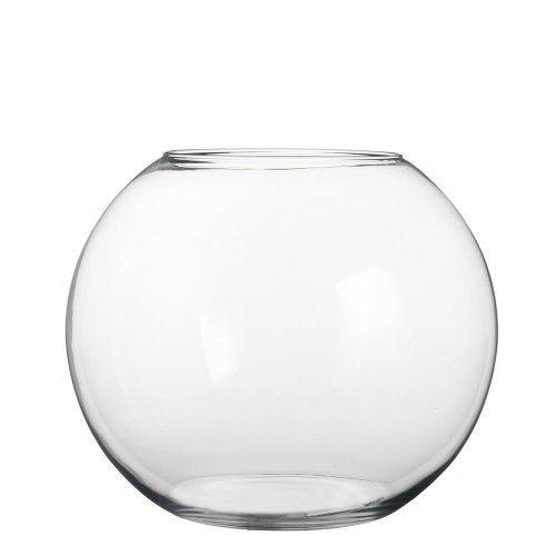 Váza sklo guľa v28/pr.34cm - Aranžérsky materiál