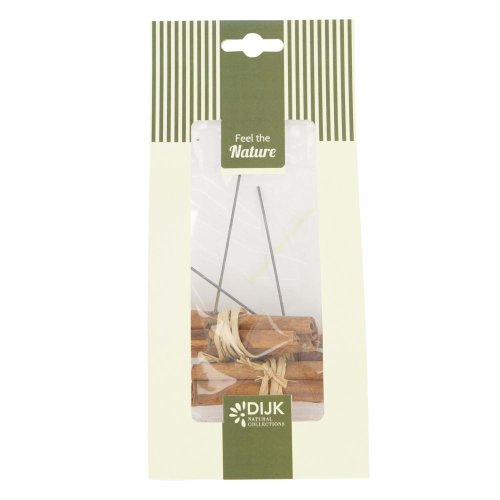 Cinnamon nature on stick 10x5x21cm 3pc - Aranžérsky materiál