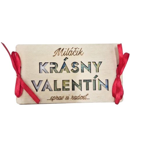 Obálka na peniaze ,,valentín,, - Vianočné dekorácie