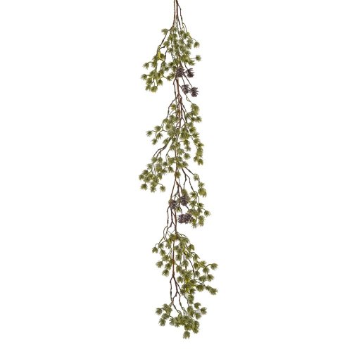 Girlanda ceder ľadový so šiškami 120cm - Vianočné dekorácie