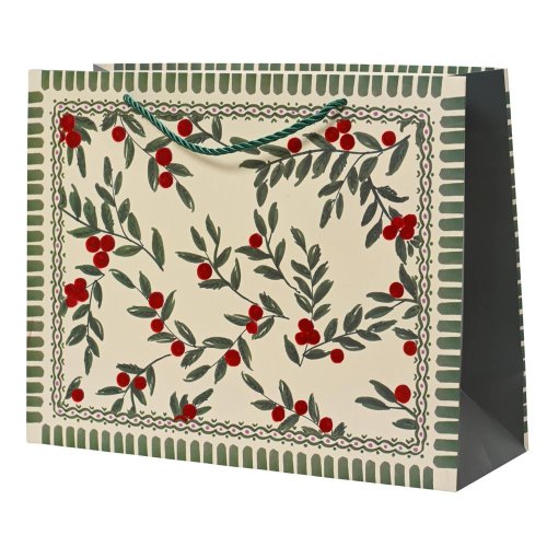 Taška pap.vian 21xv18/8cm - Vianočné dekorácie