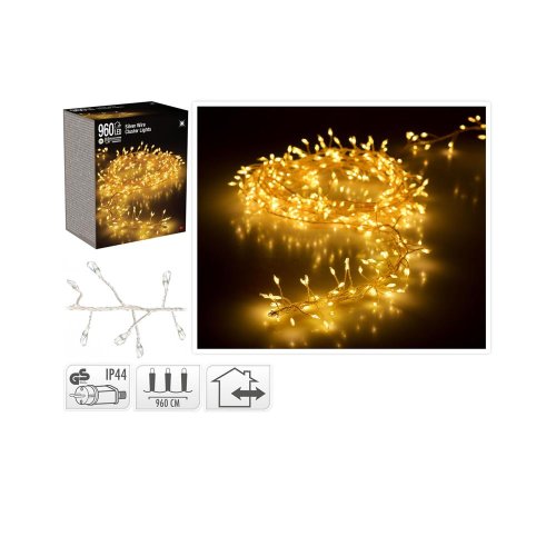 Led960 silver drôt ww/iner,out/