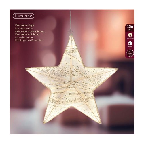 Led hviezda 38x5cm