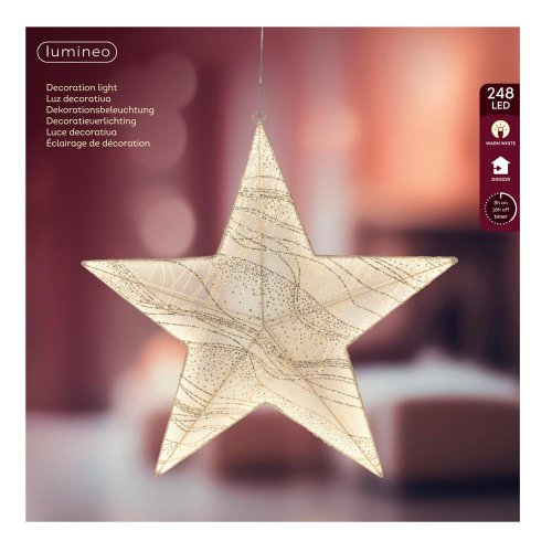 Led hviezda 58x6cm - Vianočné osvetlenie