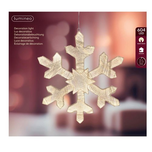 Led vločka 59x1cm - Vianočné osvetlenie