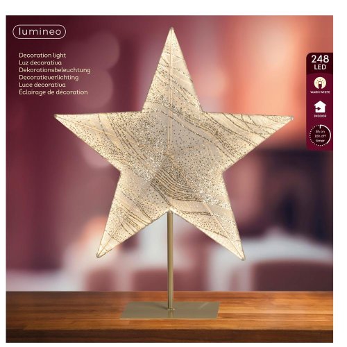 Led hviezda 13x58x68cm