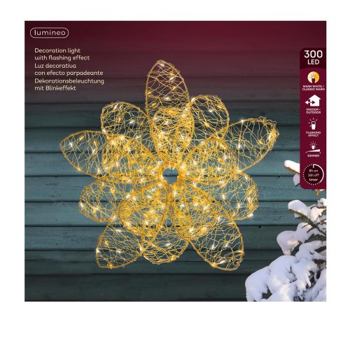 Led kvet blik pr.58/16cm - Vianočné osvetlenie