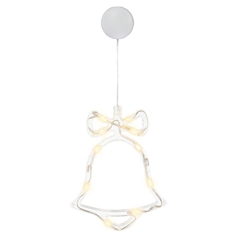 Led zvonček bater. 13,5x17,5cm - Vianočné osvetlenie