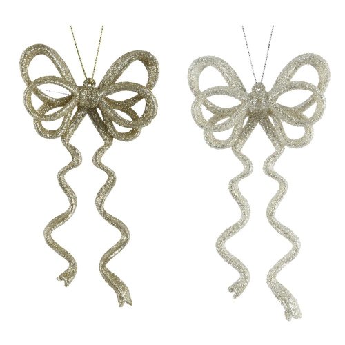Mašľa polyst. 15x8,3x2cm 2ass - Vianočné dekorácie a ozdoby