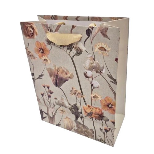Agb1029403 taška pap. darč v25x20+10cm botanical dream - Aranžérsky materiál