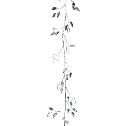 Girlanda akryl strieborná 2x3x120cm - Vianočné dekorácie a ozdoby